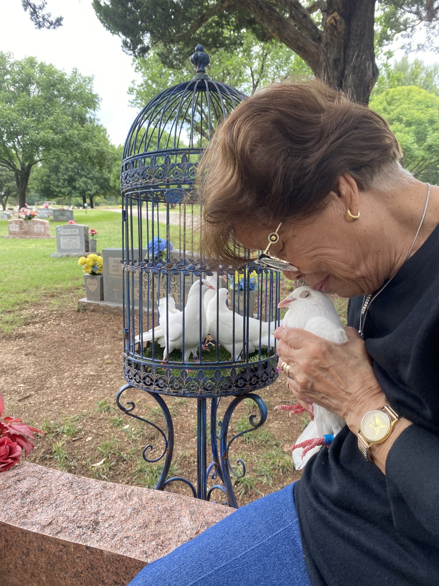 Memorial dove release